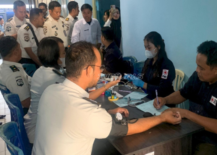 Sambut HBP ke-62, Kanwil Ditjenpas Sulteng Gelar Donor Darah