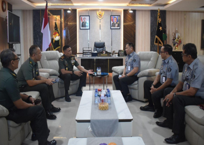 Kanwil Kemenkum Sulteng dan Kodam XXIII/Palaka Wira Perkuat Sinergi Pembangunan dan Perlindungan Hukum