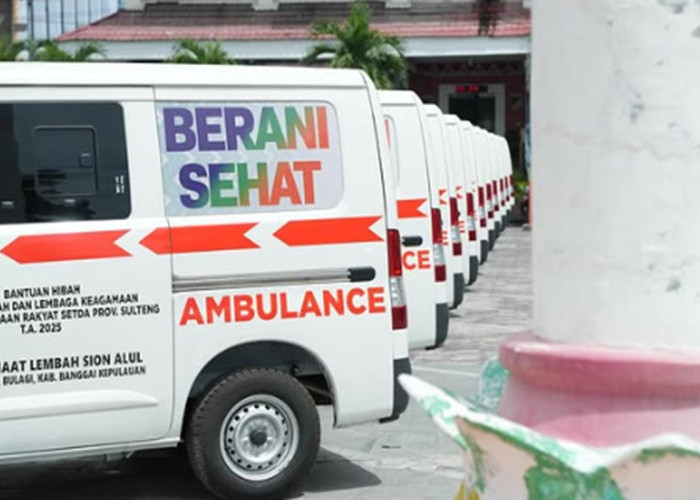 Ambulans untuk Umat, Pemprov Sulteng Perluas Jangkauan Layanan Darurat