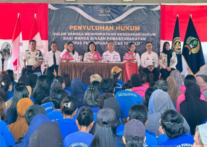 Kemenkum Sulteng Perkuat Kesadaran Hukum Warga Binaan di Lapas Palu