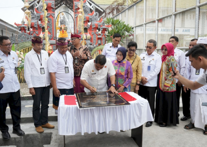 Lapas Luwuk Tingkatkan Pembinaan Spiritual dengan Peresmian Pura Maitri Santhi