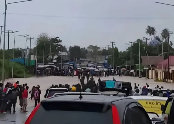 Banjir Rendam Flyover Pantoloan, BPBD Sulteng Pastikan Situasi Berangsur Kondusif