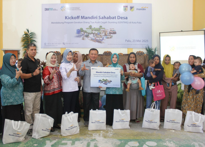 Mandiri Sahabat Desa Sasar 200 Keluarga Risiko Stunting di Sulawesi Tengah