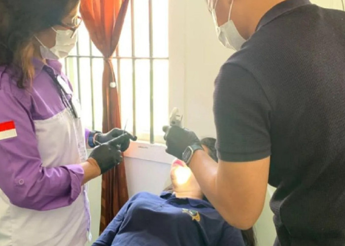 Kanwil Ditjenpas Sulteng dan PDGI Gelar Bakti Sosial Layanan Kesehatan Gigi bagi Warga Binaan