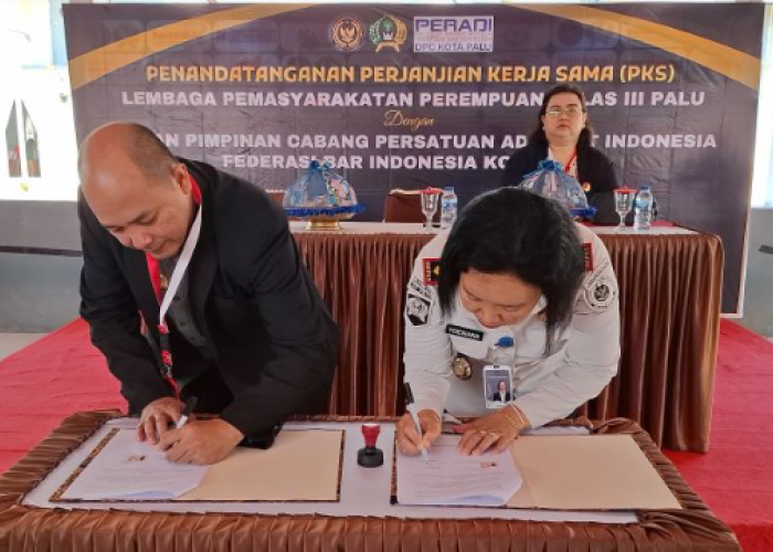 Lapas Perempuan Palu Gandeng PERADI, Warga Binaan Kini Dapat Bantuan Hukum Gratis