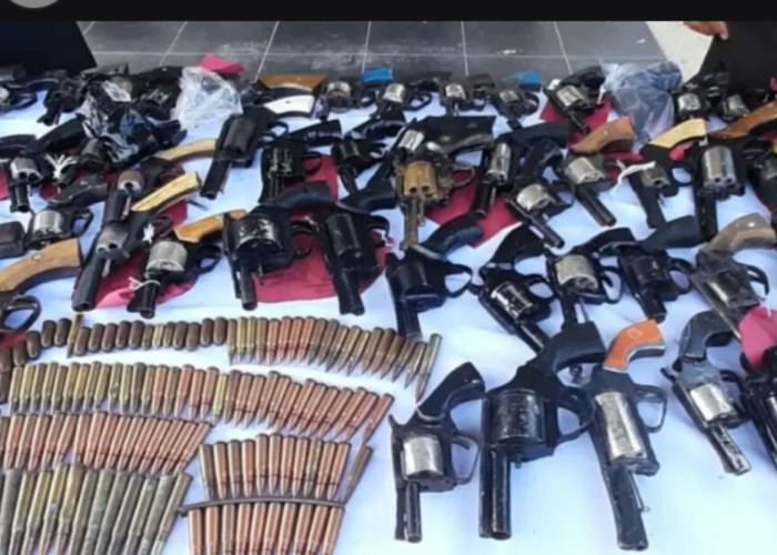 Pelaku Penjual Senjata Api Ilegal Belajar Rakit Senjata sejak 2018