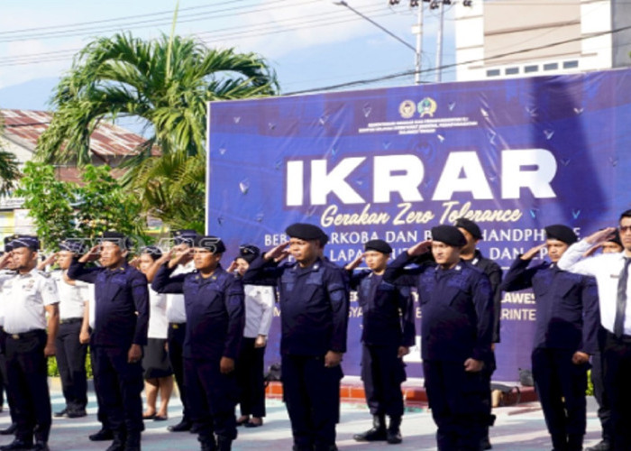 Kanwil Ditjenpas Sulteng Tegaskan Komitmen Zero Halinar untuk Perkuat Integritas Lapas