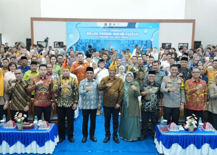 Menkum Supratman Hadiri Rakor Produk Hukum Sulteng, Gubernur Sebut Momen 'Pulang Kampung'