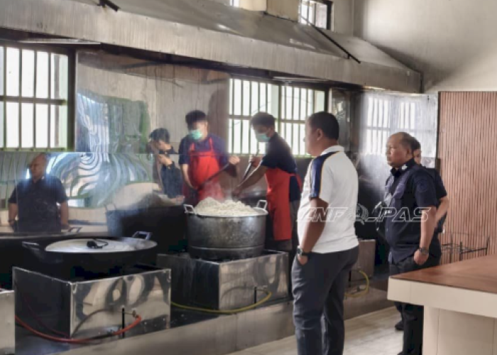 Kanwil Ditjenpas Sulteng Apresiasi Pembenahan Dapur Rutan Palu, Dorong Peningkatan Layanan Warga Binaan
