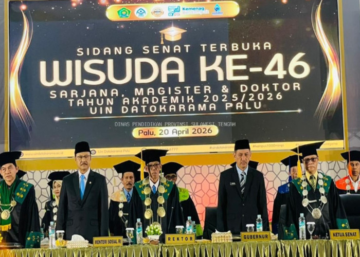 Mensos Saifullah Yusuf Dorong Lulusan UIN Datokarama Jadi Agen Perubahan Sosial