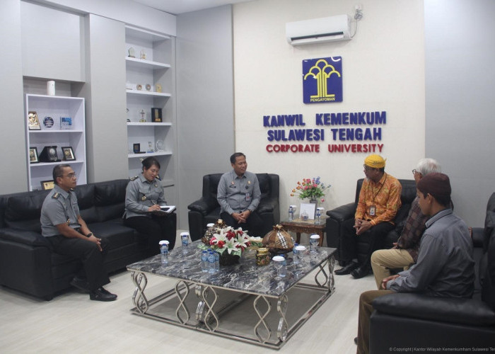 Kakanwil Kemenkum Sulteng dan Rektor Unazlam Jajaki Kerja Sama Strategis