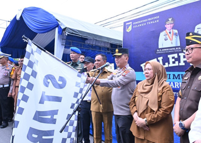 Anwar Hafid Lepas Program Berani Mudik Gratis, Wujud Kepedulian Pemprov Sulteng di Momen Nataru