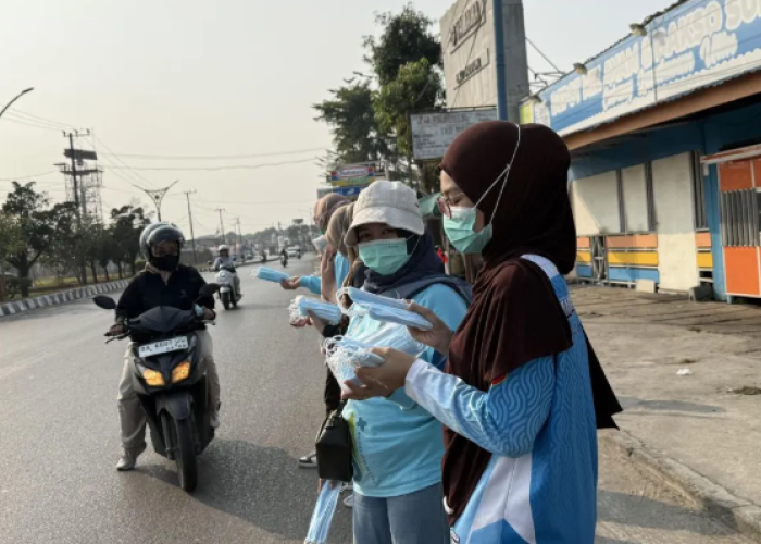 BPBD Parigi Moutong Imbau Warga Pakai Masker Hadapi Kabut Asap