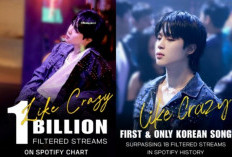 'Like Crazy' Milik Jimin BTS jadi Lagu Korea Pertama yang Lampaui 1 Miliar Streaming di Spotify