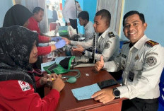 Sambut HUT Ke-81 RI, Pegawai dan DWP LPKA Palu Gelar Akselerasi Donor Darah