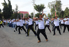 Kanwil Kemenag Sulteng Gelar Senam Sehat, Perkuat Sinergi di Peringatan HAB ke-80
