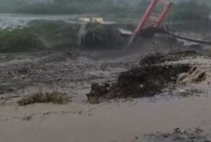 Banjir Terjang Donggala, Jembatan Gantung di Labuan Lumbubaka Putus Diterjang Arus