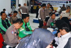 Polantas Sulteng Gandeng Ratusan Warga dalam Aksi Donor Darah